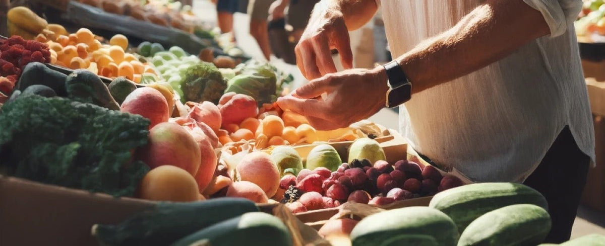 whole foods farmers market shopping 